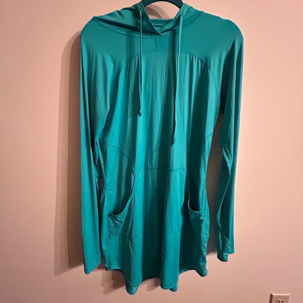Aqua dress, large UV resistant